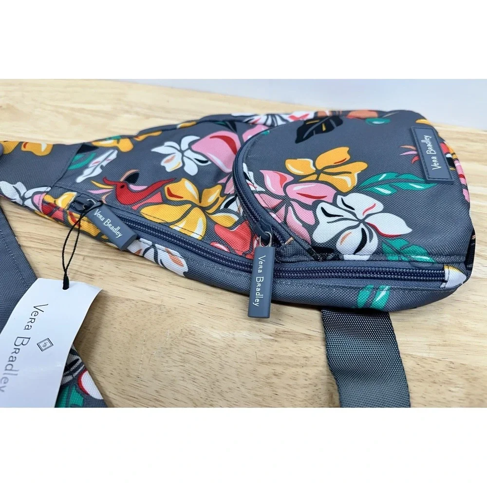 Vera Bradley Lighten Up Essential Compact Sling Backpack - Coastal Paradise New